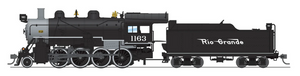 BLI 8736 D&RGW Rio Grande 2-8-0 # 1163 DCC & Paragon4 Sound HO