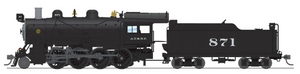 BLI 8745 ATSF Santa Fe 2-8-0 # 871 DC Stealth HO