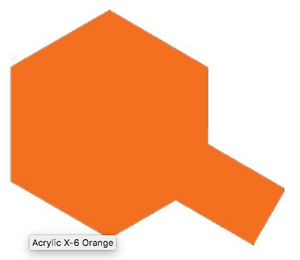 Tamiya 81006 X-6 Orange 23ml