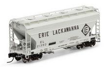 Athearn Genesis N 1284 Erie Lackawanna #21350 ACF 2970 2-bay Covered Hopper "Primed for Grime"