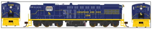 Bowser 25084 Chesapeake & Ohio C&O Baldwin AS-616 #2220 DCC & LokSound HO Bowser 25084 Chesapeake & Ohio C&O Baldwin AS-616 #2220 DCC & LokSound HO