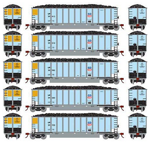 Athearn 81554 Union Pacific Bethgon Coalporter 5-car set HO