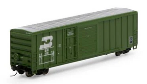 Athearn N 24593 Burlington Northern 50' FMC Exterior Post Combination Door Box Car #316221 Athearn N 24593 Burlington Northern 50' FMC Exterior Post Combination Door Box Car #316221