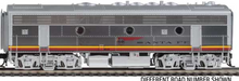 Walthers Proto 920-40924 Santa Fe Warbonnet F7B #308A DCC/Sound HO scale