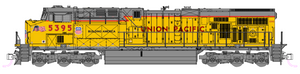 Kato  176-8965 Union Pacific ES44AC #5395 DC No Sound N scale
