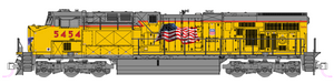 Kato 176-8966 Union Pacific ES44AC #8966 DC No Sound N scale