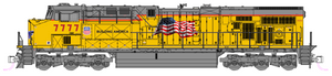 Kato 176-8967-S Union Pacific ES44AC #7777 DCC & Sound N scale