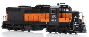 Rapido 50634 Soo Line (Ex-Milwaukee Road) SD10 #532 DCC & Sound HO Scale