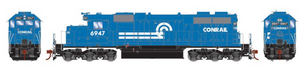 Athearn R-T-R 1445 Conrail SD40-2 #6947 DCC & Sound HO scale