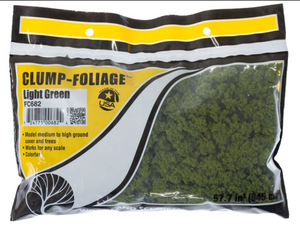 Woodland Scenics FC682 Light Green Clump Foliage