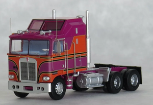 Trainworx 41063 Kenworth K100 Aerodyne Salem Burgundy & Orange N scale