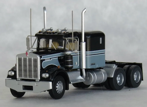 Trainworx 49041 Kenworth W900 VIT Seminole Black & Gray N scale