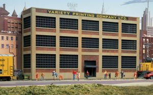 Walthers 933-3161 Variety Printing Background Building HO