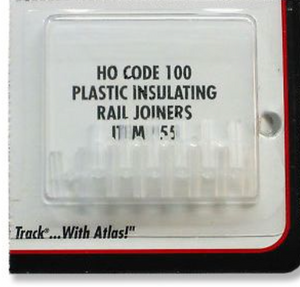 Atlas 55 Insulated Rail Joiner Code 100 HO