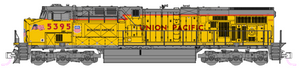 Kato 176-8965-DCC Union Pacific ES44AC #5395 DCC No Sound N scale