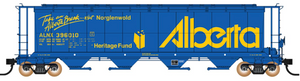 Intermountain 65117-63 Alberta "Take a Break" ALNX396219 "M.D. of Acadia" Cylindrical Covered Hopper N scale