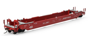 Athearn RTR 1354 Coe Rail Leasing 48' Husky Stack Car #5491 HO