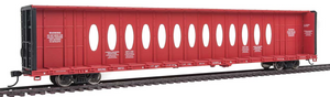 910-4871 WCRC 72' Centerbeam Flat Car #9072 HO