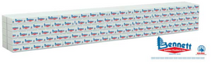 Walthers 949-3162 Bennett Lumber Centerbeam Flat Lumber Load HO