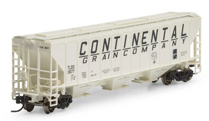 Athearn 25444 Continental Grain TLDX 4427 Covered Hopper #13077 N scale