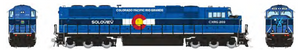 PRE-ORDER Rapido 1048017 Colorado Pacific SD70MAC #209 DC HO