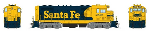 Rapido 70610 ATSF CF7 w/ Round Cab (DC/DCC/Sound): AT&SF - Yellow Warbonnet: #2519 HO