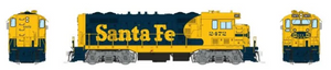 Rapido 70618 ATSF CF7 w/ Round Cab (DC/DCC/Sound): AT&SF - Yellow Warbonnet: #2480 HO