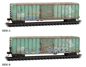 Micro-Trains 025 44 931 EEC Ex-Berlin Mills 50' Rib Side Box Car #3017 Ex-Per Diem #5 N scale