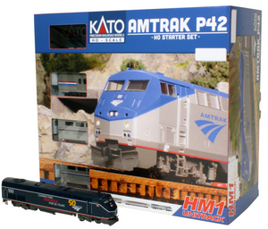 Kato 30-3002 Amtrak P42 Set with 3 Passenger Cars, Track and Power HO