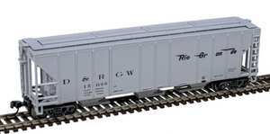 Atlas 50006789 D&RGW Rio Grande PS4427 Covered Hopper  #15096 N scale