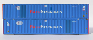JTC 535061 UMAX 53' Corrugated Side Container N scale