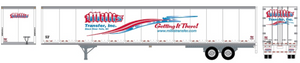Athearn 72810 Millis 53' Duraplate Trailer #12299 HO