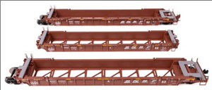 Walthers 910-55818 BNSF NSC Articulated 3-unit Well #211524 HO