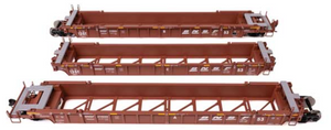 Walthers 910-55819 BNSF NSC Articulated 3-unit Well #211550 HO
