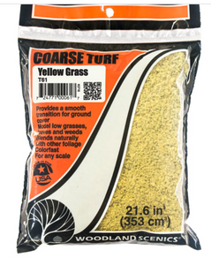 Woodland Scenics T61 Coarse Turf Yellow Grass