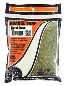 Woodland Scenics T62 Coarse Turf Burnt Grass