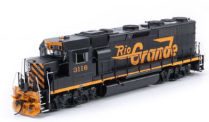 Athearn Genesis 1732 Denver & Rio Grande GP40-2 #3116 DC HO