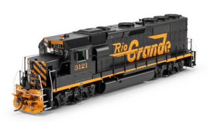 Athearn Genesis 1752 Denver & Rio Grande GP40-2 #3121 DCC/SOUND HO