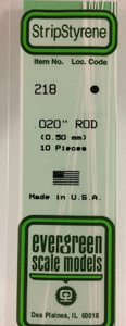 Evergreen 218 .04" Rod
