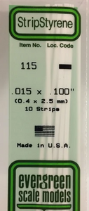 Evergreen 115 Strips