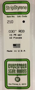 Evergreen 210 .03" Rod