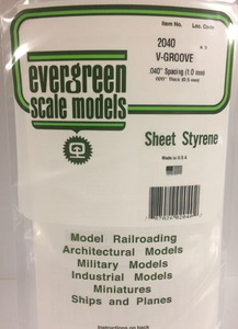 Evergreen 2040 v-groove siding