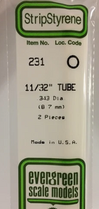 Evergreen 231 11/32" Tube