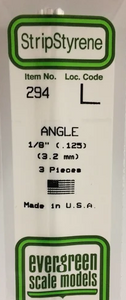 Evergreen 294 1/8" Angle