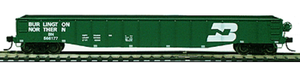 Proto 2000 920-21451 Burlington Northern 52'6" Drop End Mill Gondola #566177 HO