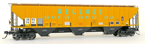 Tangent 20083-01 INTX Kellogg Grain PS-2 4750 Covered Hopper #7614 HO