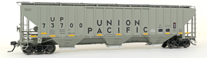 Tangent 36374-01 UP Delivery CH-100-28 with Conspicuity PS-2 4750 Covered Hopper #73700 HO