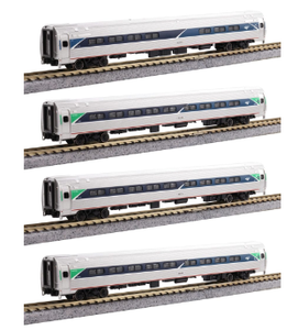 Kato 106-8021 Amtrak Amfleet II Coach Set Phase VII 4-car set N scale