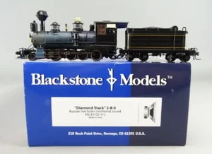 Blackstone Models B310214-S "Diamond Stack" 2-8-0 Russian Iron Boiler, Unlettered HOn3