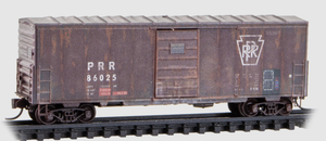 Micro-Trains 024 144 620 Pennsylvania 40' Single Door Box Car w/o roofwalk #86025 Weathered N scale